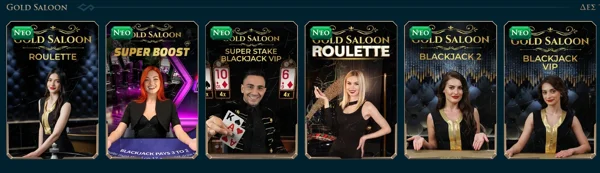 Gold Saloon Live Casino Collection